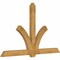 Ekena Millwork Redmond Rough Sawn Timber Gable Bracket, Western Red Cedar, 96"W x 60"H x 4"D x 6"F, 15/12 Pitch GBW096X60X0406RED00RWR - alternate 4
